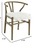Modern Wood Wishbone Chair - From Where -