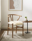 Modern Wood Wishbone Chair - From Where -