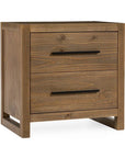 Modica 26" Solid Wood Nightstand - From Where -
