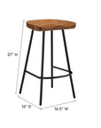 Modway Backless Counter Stools (Set of 2) - From Where -