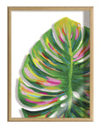 Monstera Framed Glass Wall Art - From Where -