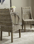 Montagna 18" Rattan Arm Chair (Set Of 2) - From Where -