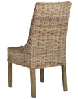 Montagna 18" Rattan Arm Chair (Set Of 2) - From Where -