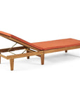 Morell Acacia Chaise Lounge - From Where -