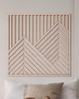 Mountains Wood Wall Art - From Where -