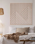Mountains Wood Wall Art - From Where -