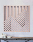 Mountains Wood Wall Art - From Where -