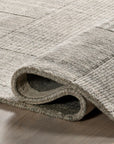 Mozai Fringed Wool - Blend Rug - From Where Finds -