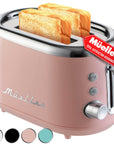 MÜELLERHOME 2 - Slice Pink Retro Toaster - From Where -