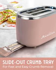 MÜELLERHOME 2 - Slice Pink Retro Toaster - From Where -