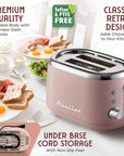 MÜELLERHOME 2 - Slice Pink Retro Toaster - From Where -