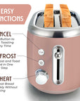 MÜELLERHOME 2 - Slice Pink Retro Toaster - From Where -