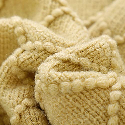 Mustard Throw Blanket - From Where -