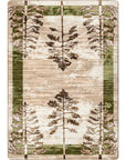 Mystic Woods BFX – Natural and Moss Rug - From Where Finds -