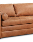 Napa 82" Leather Sleeper Sofa - From Where -
