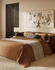 Napa 82" Leather Sleeper Sofa - From Where Finds -