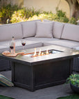 Napoleon St. Tropez Patio Flame Fire Table (STTR1 - BZ), Rectangle - From Where -