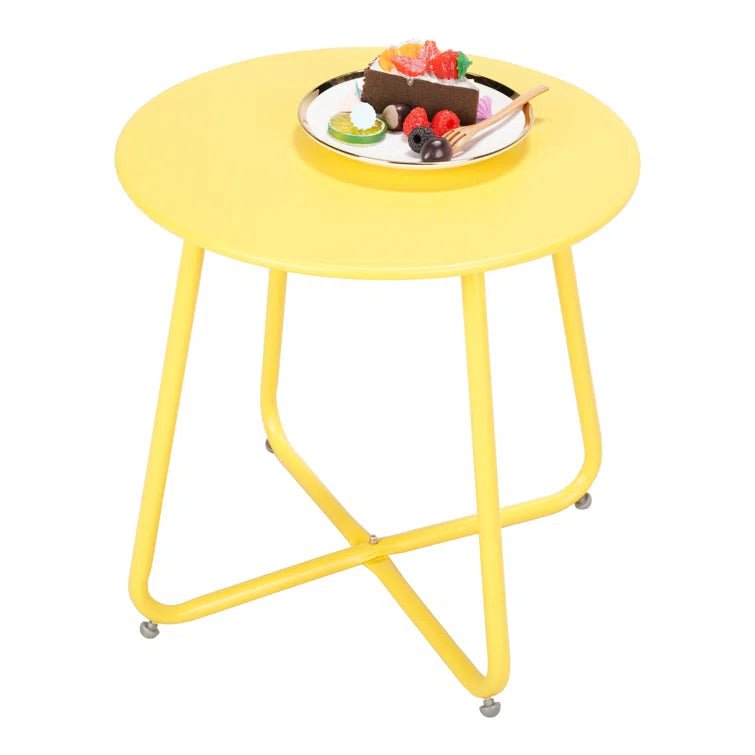Naropa Metal Side Table - From Where -