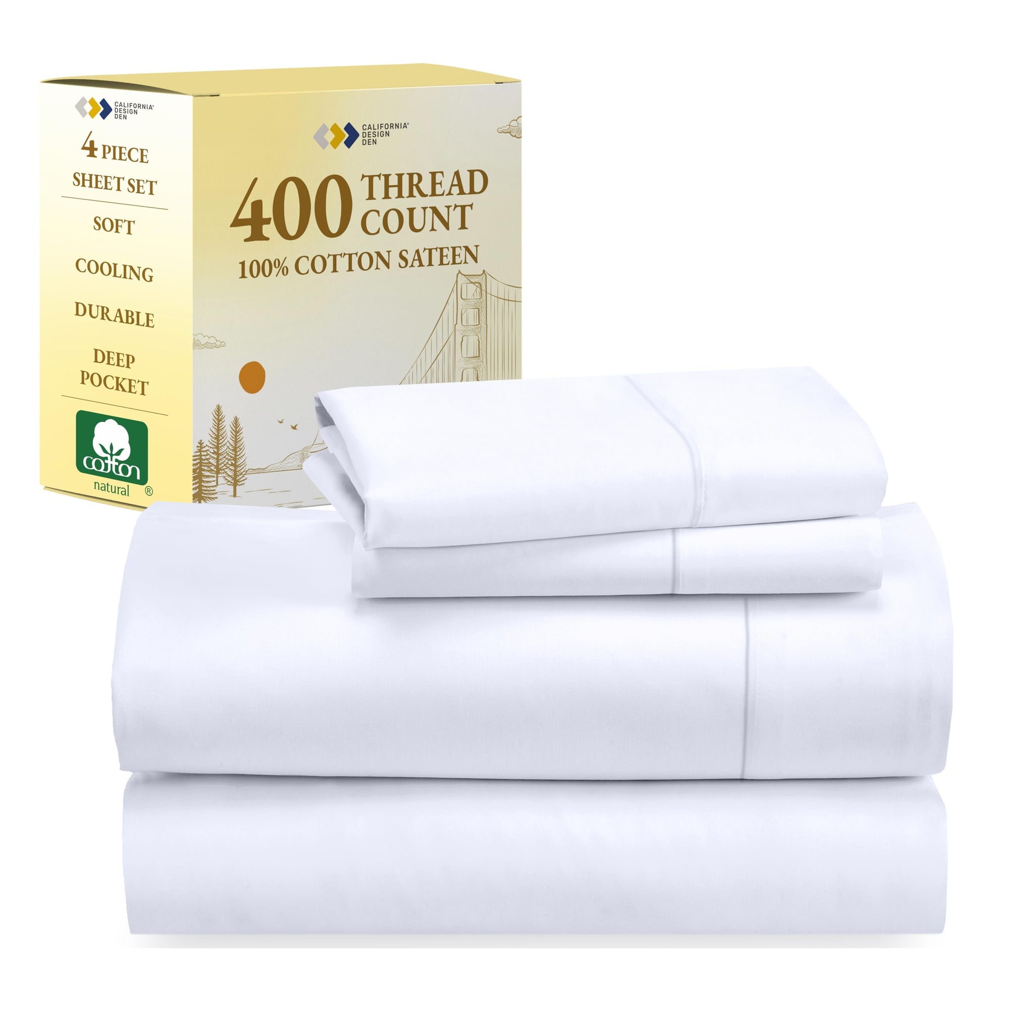 Natural Cotton Bedding Set - From Where -