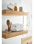Natural Elm Wood Floating Shelf 48" - From Where -
