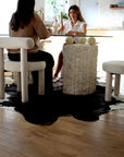 Natural Leather Genuine Cowhide Rug - From Where -