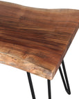 Natural Live Edge Table Bench - From Where -