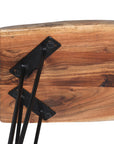Natural Live Edge Table Bench - From Where -