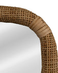 Natural Rattan Wavy Mirror - From Where -
