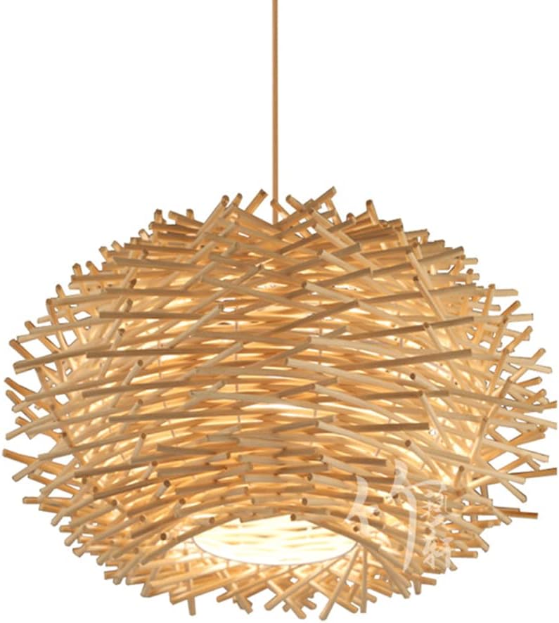 Natural Rattan Woven Chandelier - From Where -