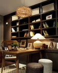 Natural Rattan Woven Chandelier - From Where -