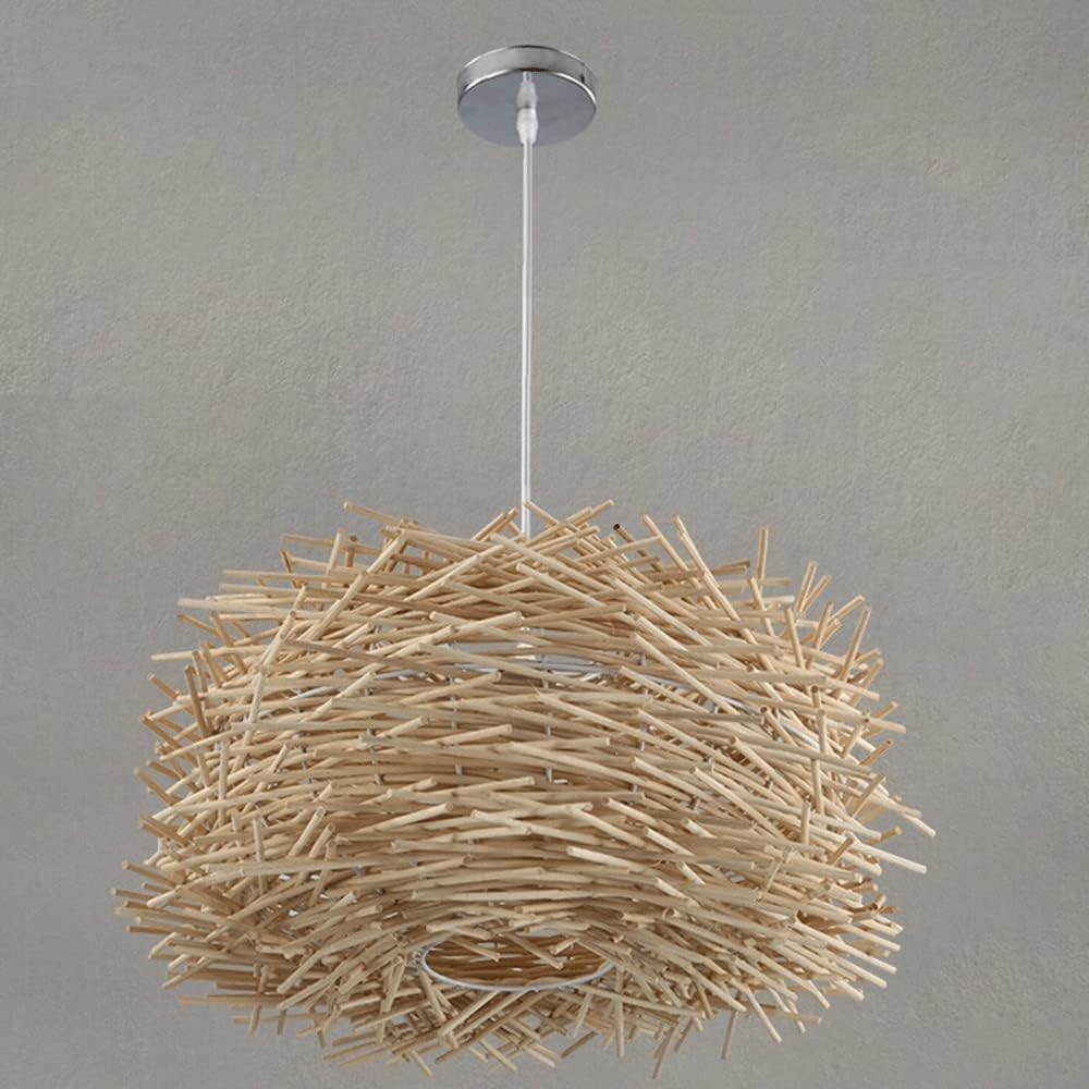 Natural Rattan Woven Chandelier - From Where -