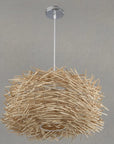 Natural Rattan Woven Chandelier - From Where -