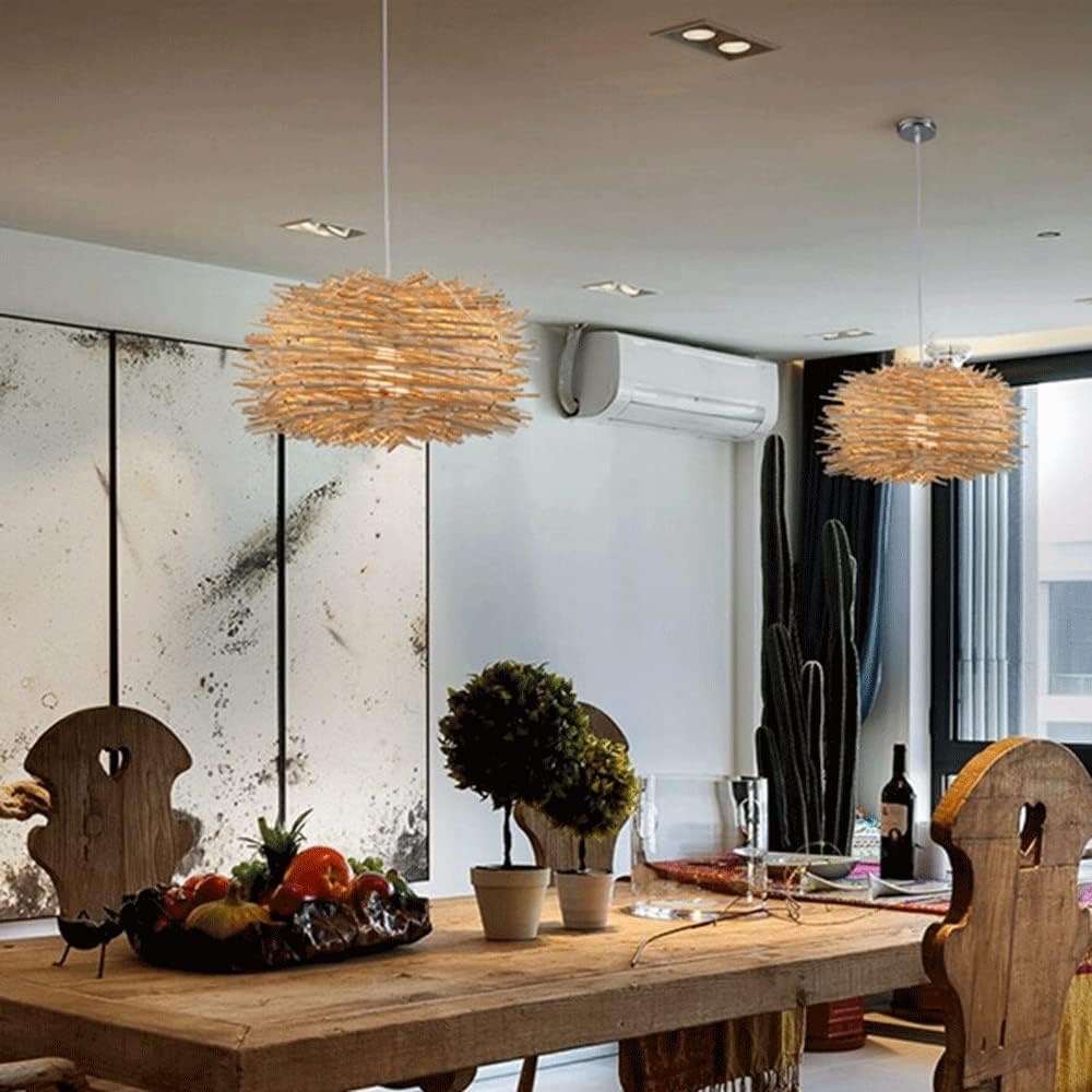 Natural Rattan Woven Chandelier - From Where -