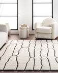 Nazco Abstract New Zealand Wool Rug - From Where Finds -