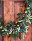 Nearly Natural 20in. Artificial Olive Wreath - From Where -