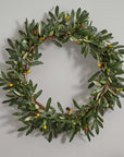 Nearly Natural 20in. Artificial Olive Wreath - From Where -