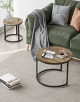 Nesting Coffee Table Set of 2 - From Where -