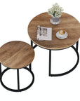 Nesting Coffee Table Set of 2 - From Where -