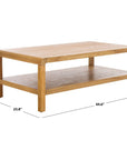 Newton 1 Shelf Coffee Table - From Where -