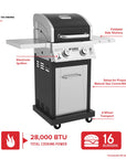 Nexgrill Deluxe 2 - Burner Gas Grill - From Where -