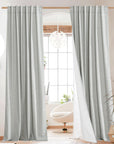NICETOWN Grey Curtain Panels - From Where -
