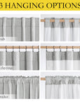 NICETOWN Grey Curtain Panels - From Where -