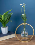 Nicol Brass Table Vase - From Where -