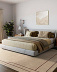 Nile Bordered Wool - Blend Rug - From Where Finds -
