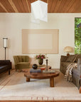 Nile Bordered Wool - Blend Rug - From Where Finds -