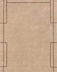 Nile Bordered Wool - Blend Rug - From Where Finds -