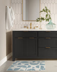 Nina Takesh Lune Slate Blue Rug - From Where -