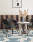 Nina Takesh Lune Slate Blue Rug - From Where -