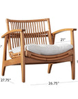 Noelie Rattan Lounge Chair - From Where -