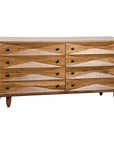 Noir Diamond Drawer Dresser - From Where -